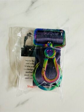 Harveys Seatbelt Amethyst Keychain CNG- NEW